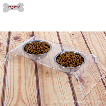 A melhor venda de aço inoxidável stockl Iron Stand Eco-Friendly Pet Bowl